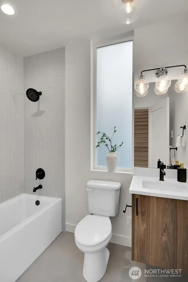 Second floor hall bathroom