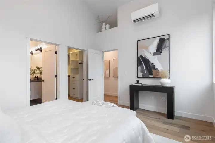 Photo is model unit 6510, primary bedroom en-suite