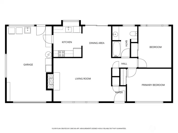Floorplan of home.