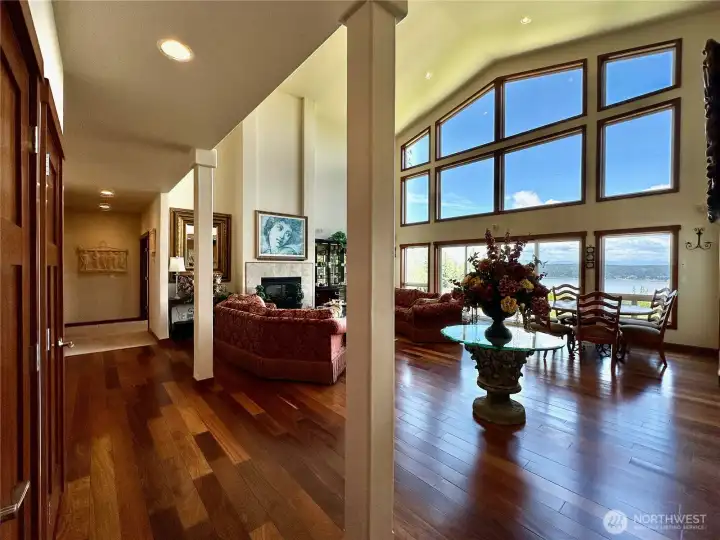 The Spacious Great Room.