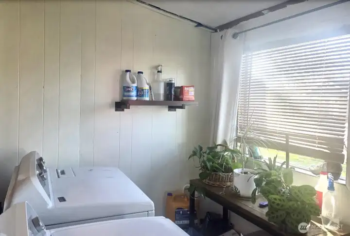 Utility with washer and dryer less than a year old