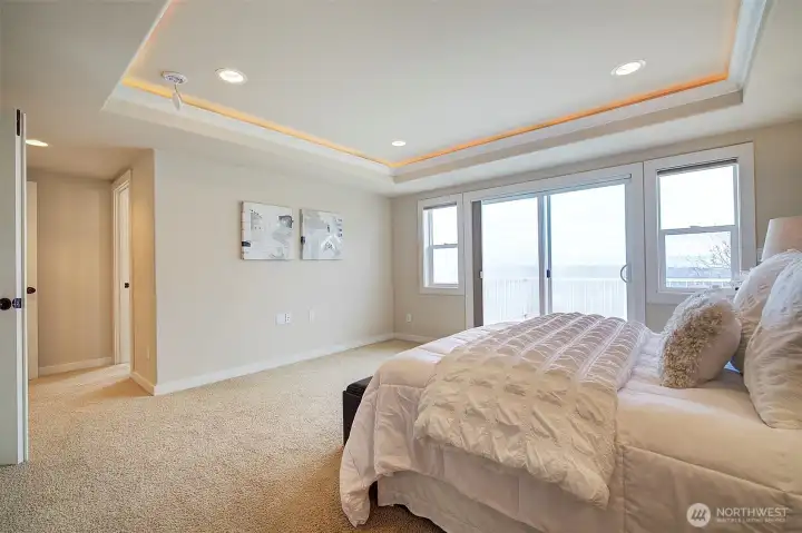 Lots of light and doors to your own private balcony.