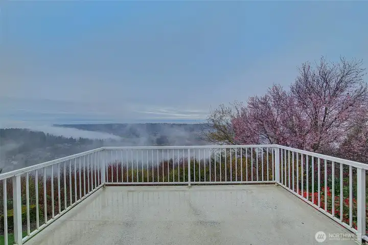 Private balcony off of primary bedroom.