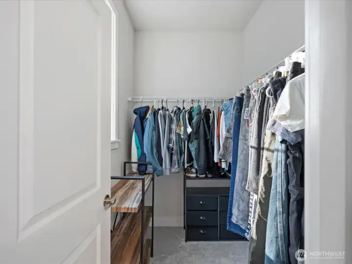 All bedrooms on the upper level feature walk-in closets!
