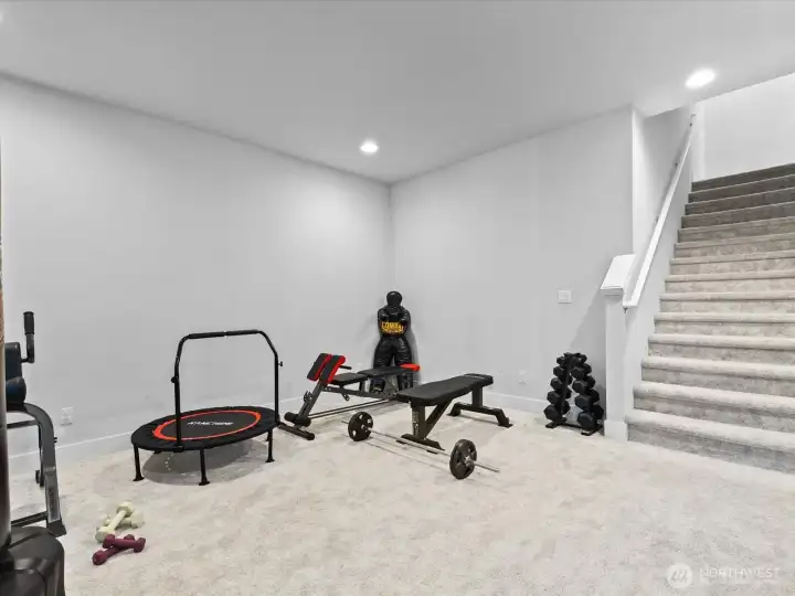 Heading down to the lower level...