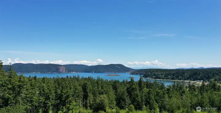 View to the east/