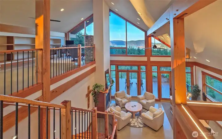 View of Great Room from Loft