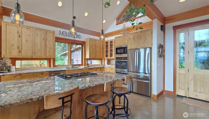 Kitchen and entrance