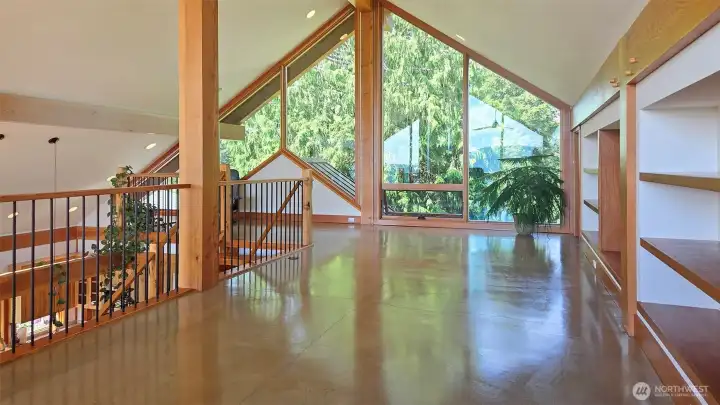 Loft facing west