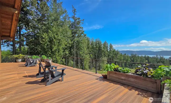 Main floor Deck looking east