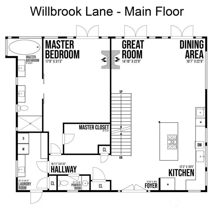 Floor Plan Main floor