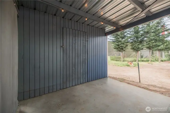 Carport Storage Closet