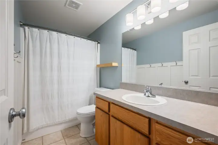 Upstairs bathroom Upstairs bathroom
