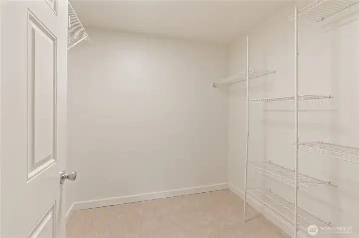 A spacious walk-in closet to see it all, style with ease, and start your day feeling put together. A spacious walk-in closet to see it all, style with ease, and start your day feeling put together.