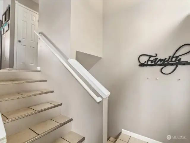 Stairs at entryway