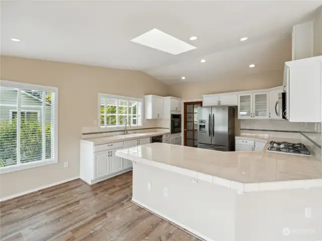 Large Open Kitchen is Light & Bright!