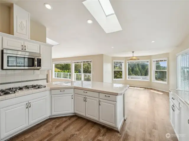 Kitchen Open to Dining Area and Living Room