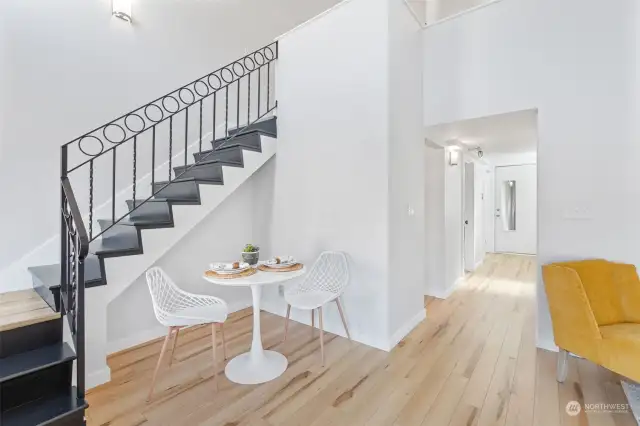 Staircase to loft