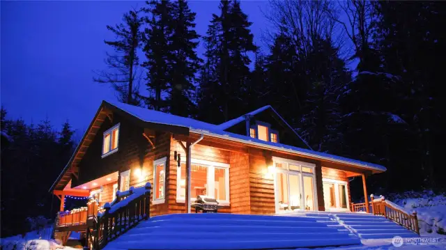 Winter look of home