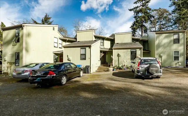 Two dedicated spaces in front of your unit #3