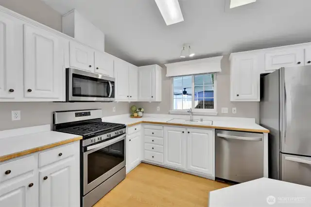 Sleek, functional kitchen ready for your next culinary adventure.