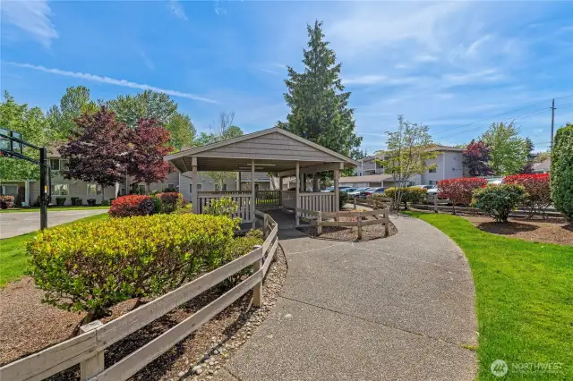 Community outdoor gathering space/gazebo