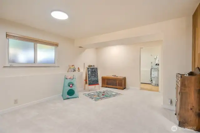 Lower Level - fully plumbed and was enclosed