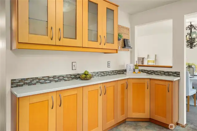 Ample storage space.