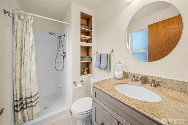 3/4 Primary bathroom.