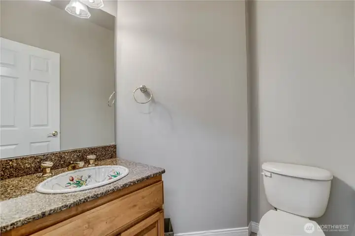 Main floor half bath