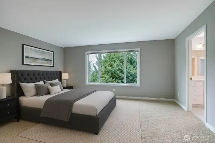 virtually staged Primary Bedroom