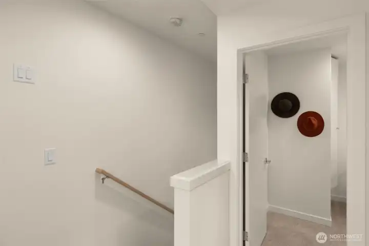 Photos of model home with similar finishes & floor plan.