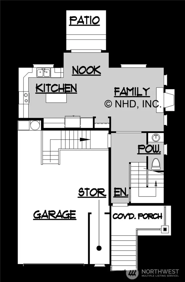 Main Floor plan. Floor plan is conceptual and may vary during construction. Dimensions, layout, and features are approximate and subject to change without notice.