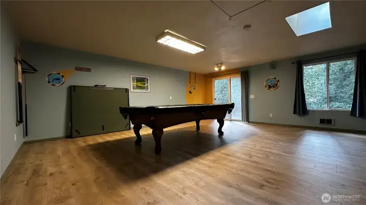 Inside of recreational building