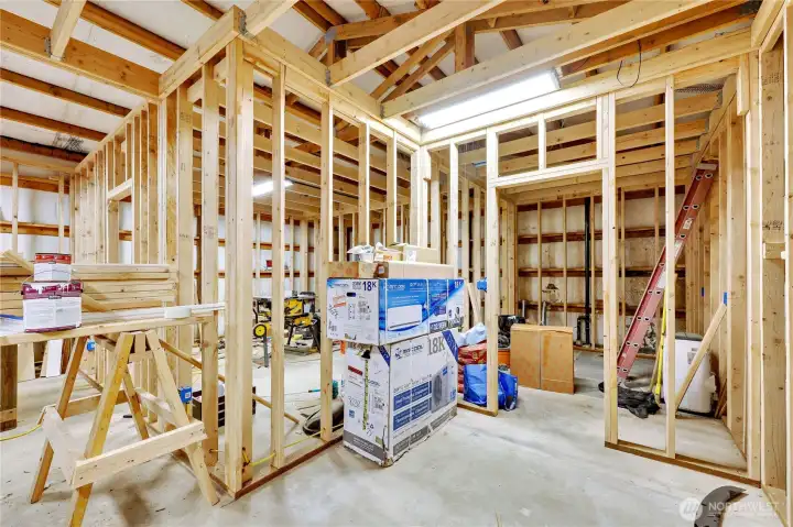 Tools and building material included in sale