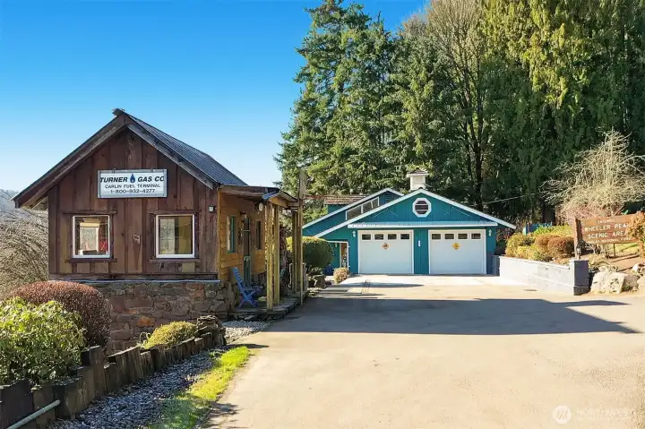 Miner's Shack provides a private retreat, away from the home & barn