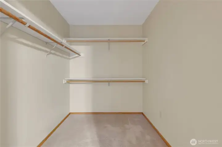 Master bedroom closet