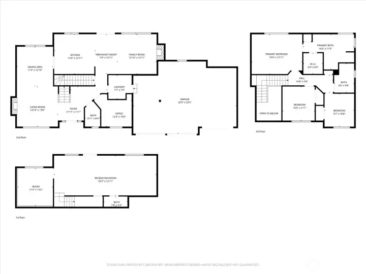Great floor plan with plenty of rooms, office and spacious basement bonus room.