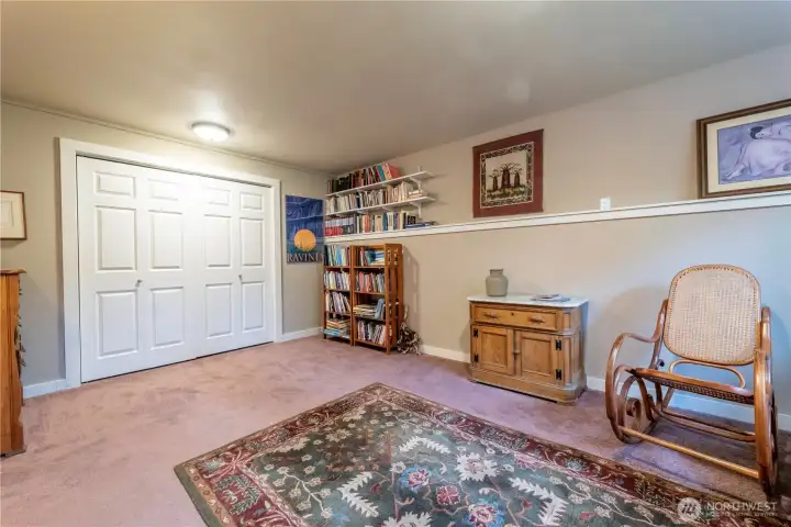 Bonus room in basement