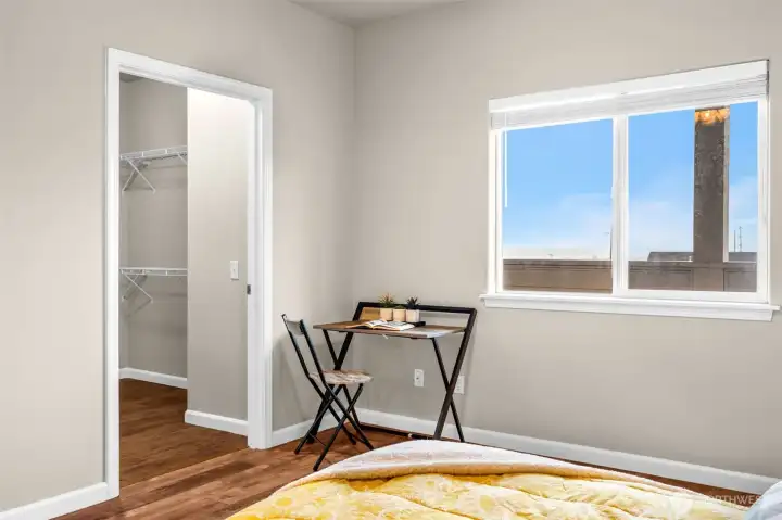 View of the bay from the bedroom