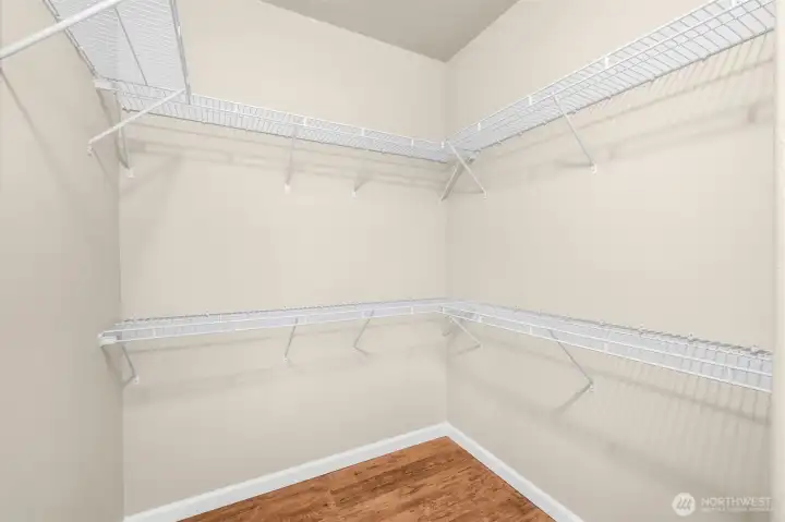 Large walk in closet