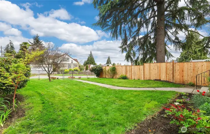 Fully fenced yard!