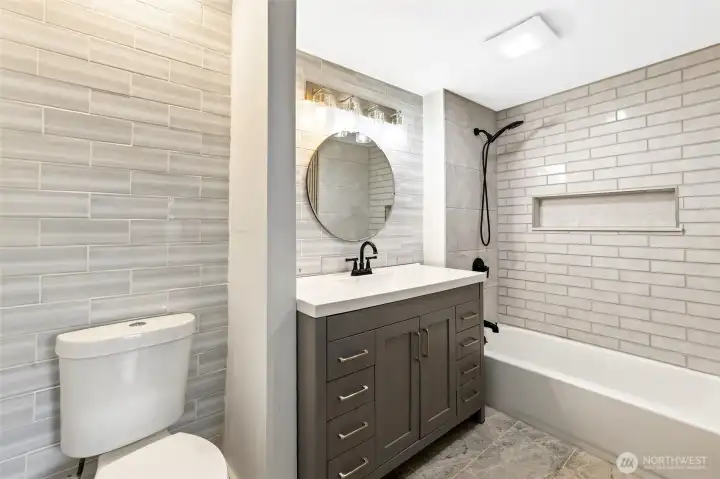 Updated bathroom on main floor