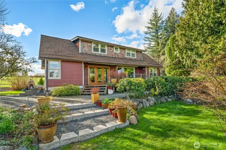 Your new back deck off the kitchen