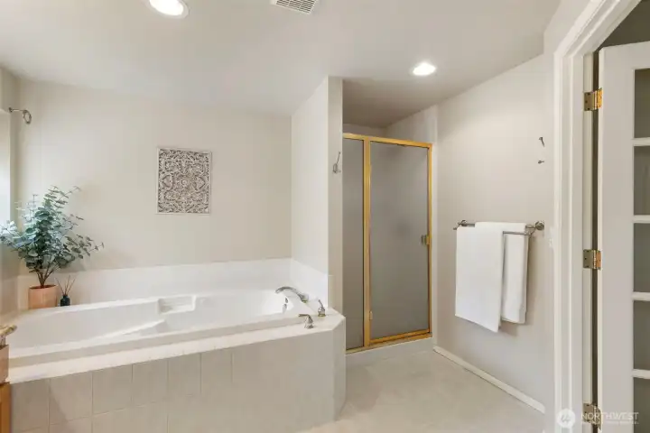 Another shot of the main floor primary bath.