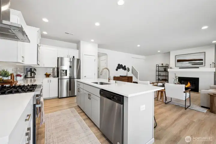 Talk about chef's kitchen!