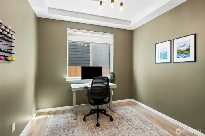 Main floor office. You can make this a custom butlers pantry. Imagine that!