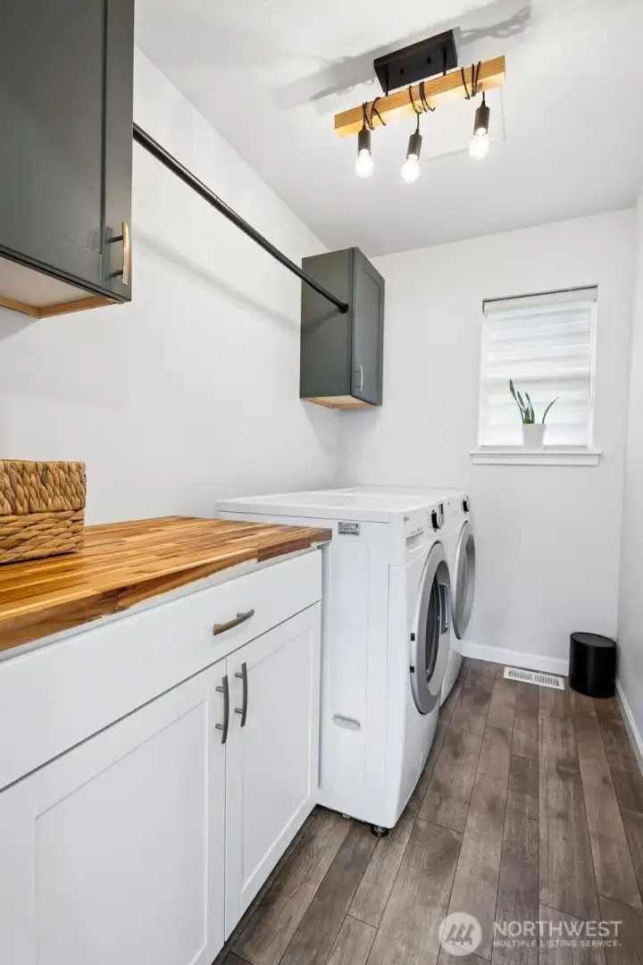 Your dream pinterest styled laundry room.