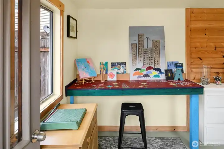 2nd view of art studio
