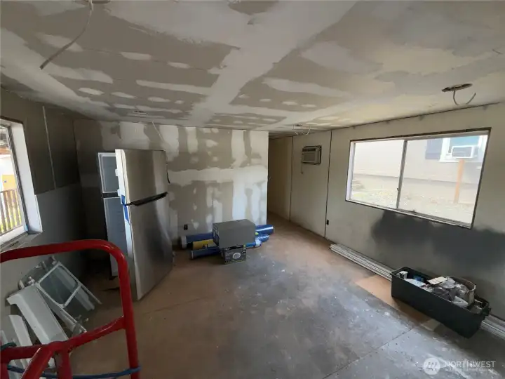 Living area from kitchen